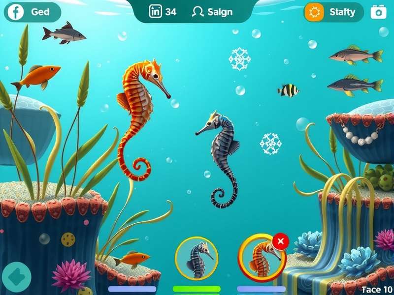 Seahorse Sanctuary breeding mechanics interface